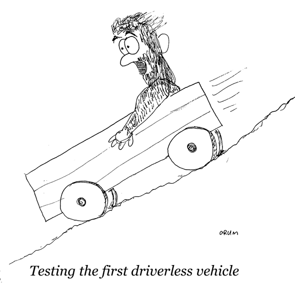 Driverless vehicle